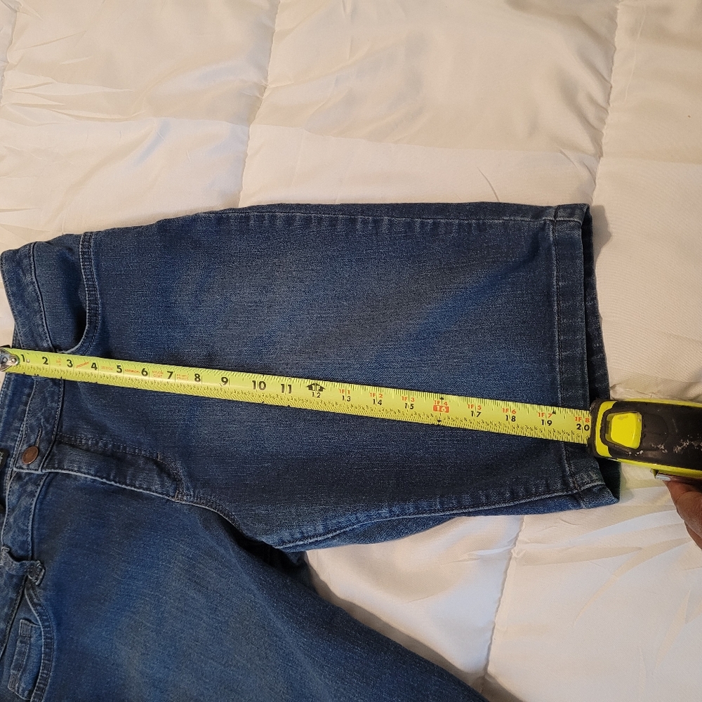 Riders Lee mid rise Bermuda blue jean shorts - Picture 4 of 4